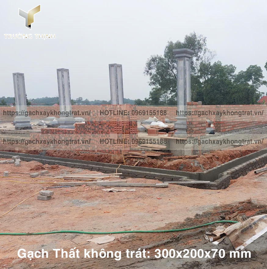 Cập nhật báo giá gạch Thất xây không trát 300x200x70 mới nhất 2026