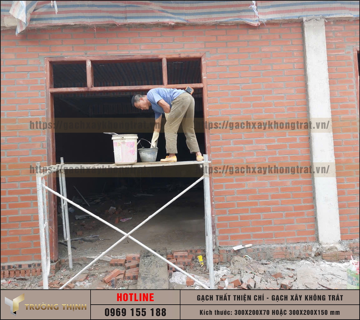Review gạch Thất không trát Thiện Chí: Kích thước, Giá & Ứng dụng