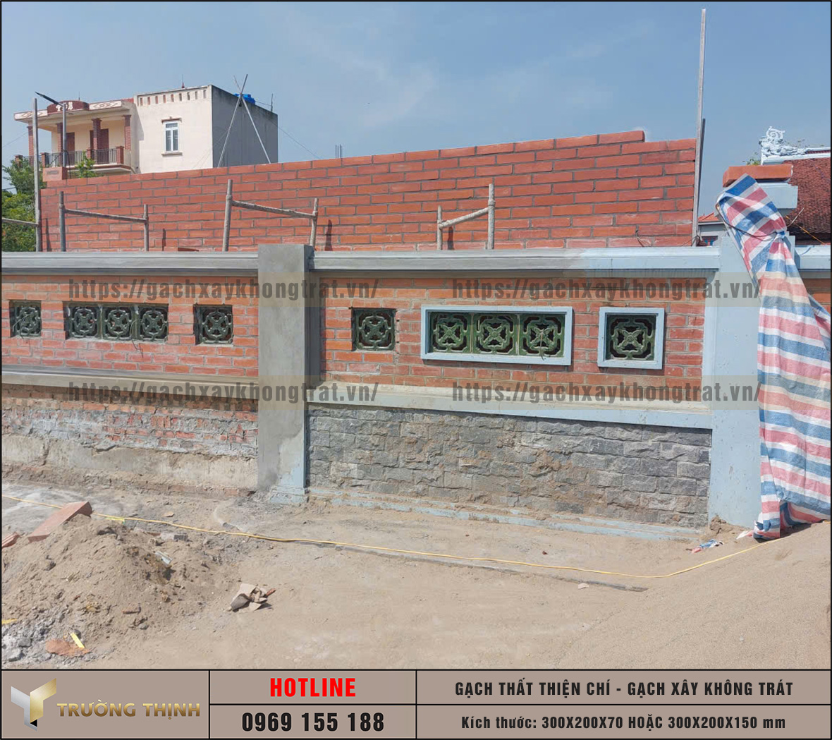 Review gạch Thất không trát Thiện Chí: Kích thước, Giá & Ứng dụng