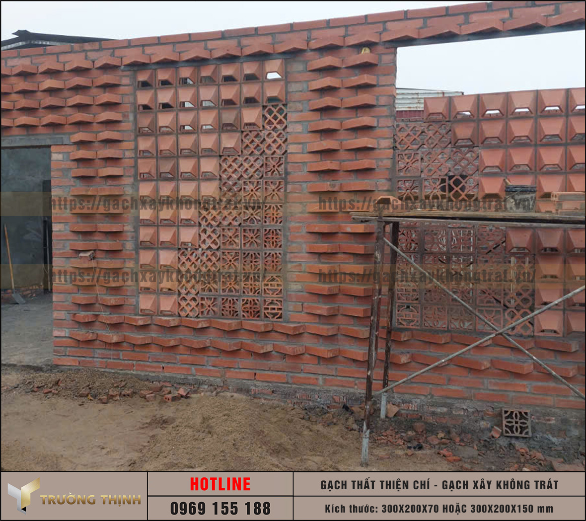Review gạch Thất không trát Thiện Chí: Kích thước, Giá & Ứng dụng