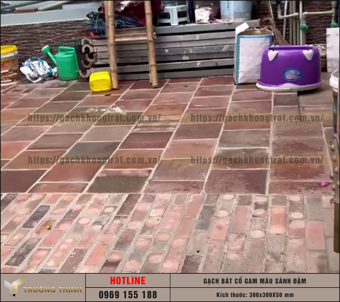 Bảng giá gạch bát cổ gam màu sành đậm 300x300x50: Giải pháp tối ưu cho kiến trúc tâm linh