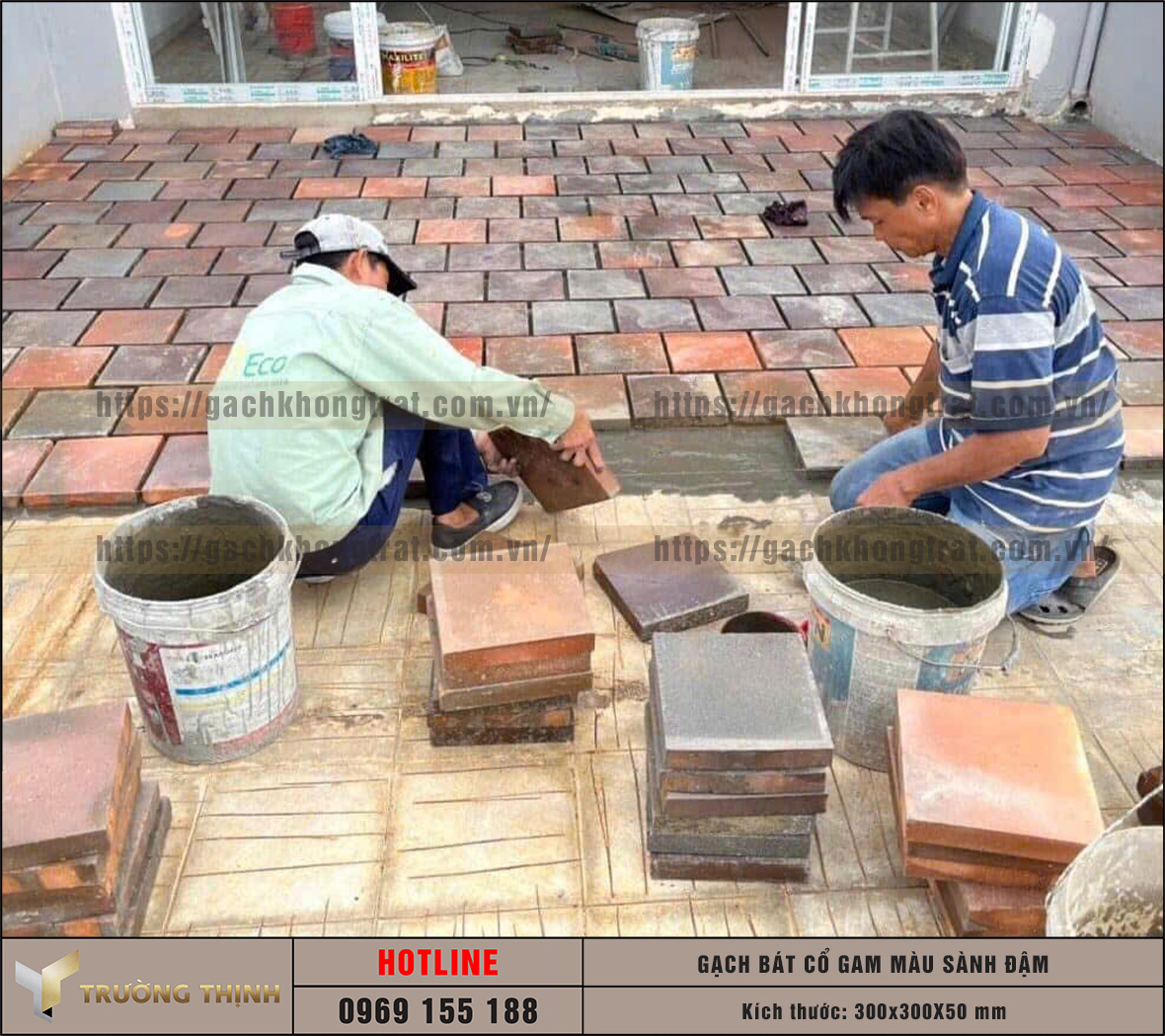 Bảng giá gạch bát cổ gam màu sành đậm 300x300x50: Giải pháp tối ưu cho kiến trúc tâm linh