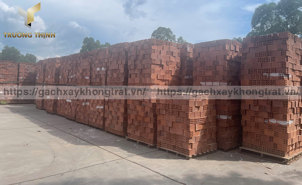 Gạch 6 lỗ chống nóng Viglacera Xuân Hòa tại nhà máy