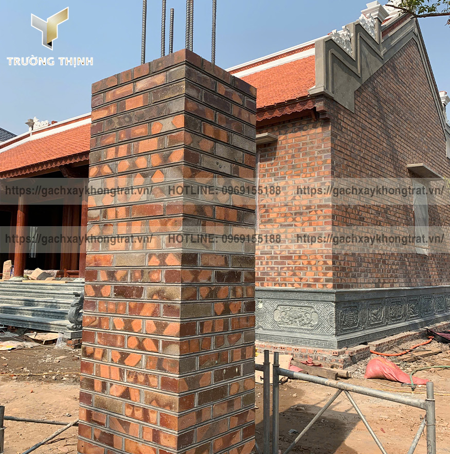 Báo giá gạch cổ - Gạch đặc xây không trát 220x110x60 mới nhất tại Trường Thịnh Group