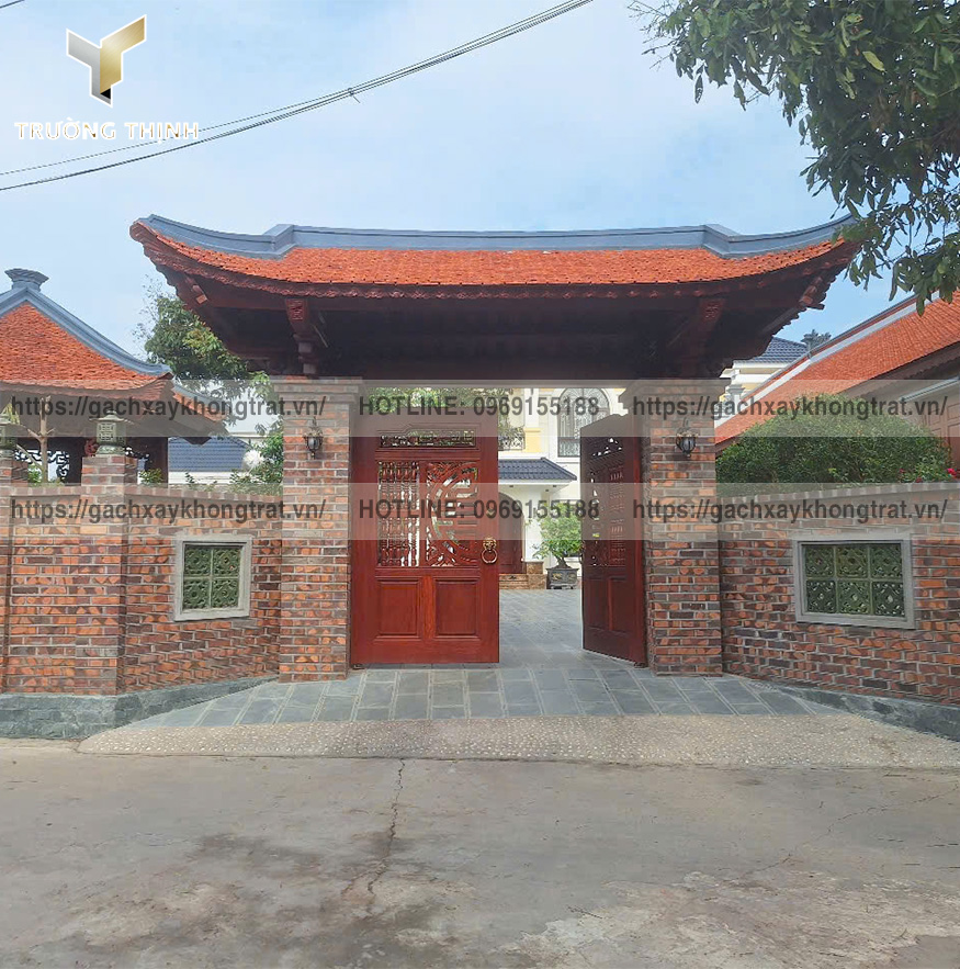 Báo giá gạch cổ - Gạch đặc xây không trát 220x110x60 mới nhất tại Trường Thịnh Group