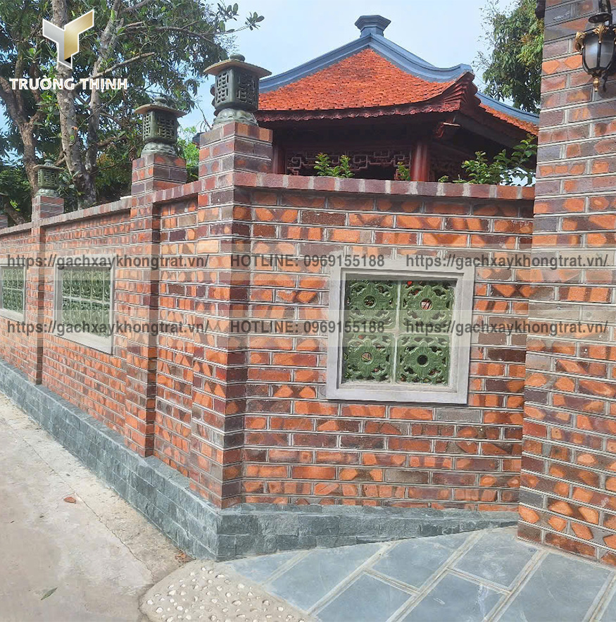 Báo giá gạch cổ - Gạch đặc xây không trát 220x110x60 mới nhất tại Trường Thịnh Group