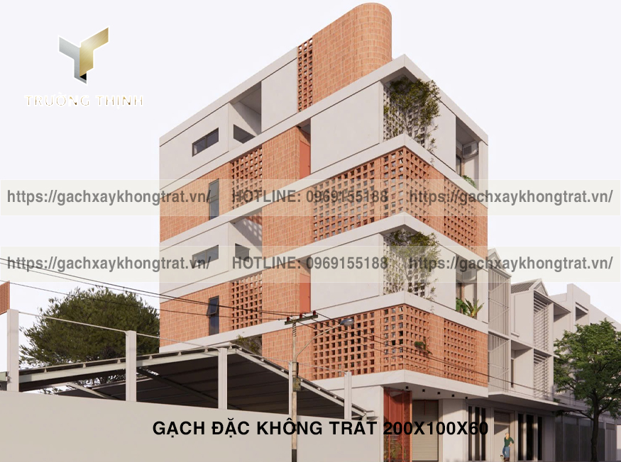 Gạch Đặc Không Trát 200x100x60 Thiện Chí - Mẫu Đẹp, Giá Rẻ, Bền Vững