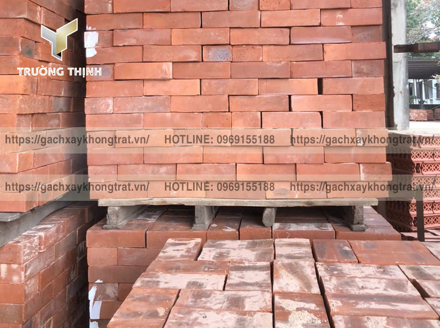 Báo giá gạch đặc xây tường không trát 220x110x60 Đông Anh