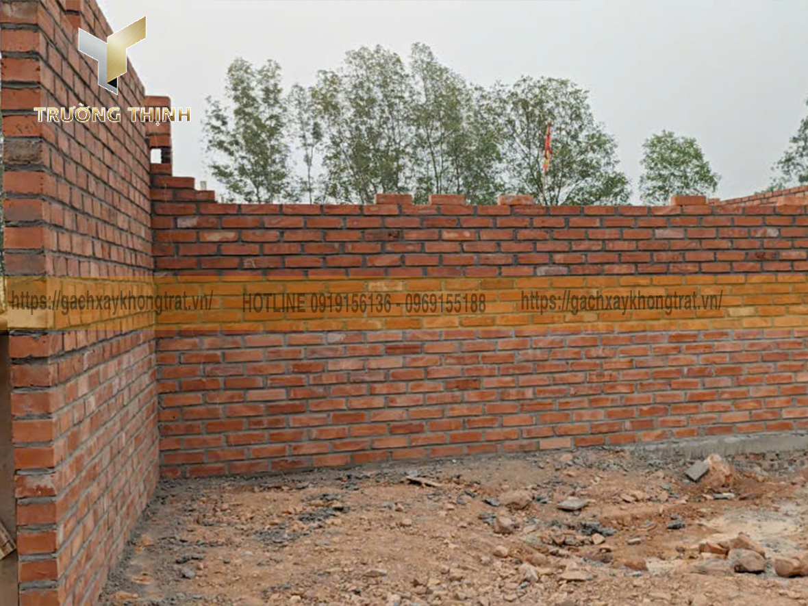 Trường Thịnh tổng đại lý phân phối gạch đặc xây tường không trát - Gạch xây tường không trát nhà thờ, đình, chùa đẹp