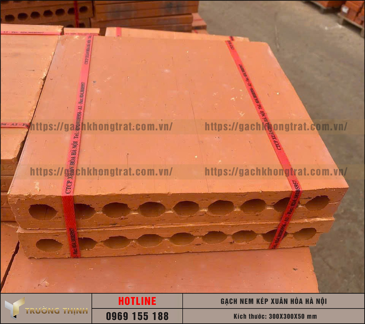 Báo giá gạch nem kép 300x300x50 Xuân Hòa Hà Nội: Giải pháp chống nóng bền vững cho mọi công trình