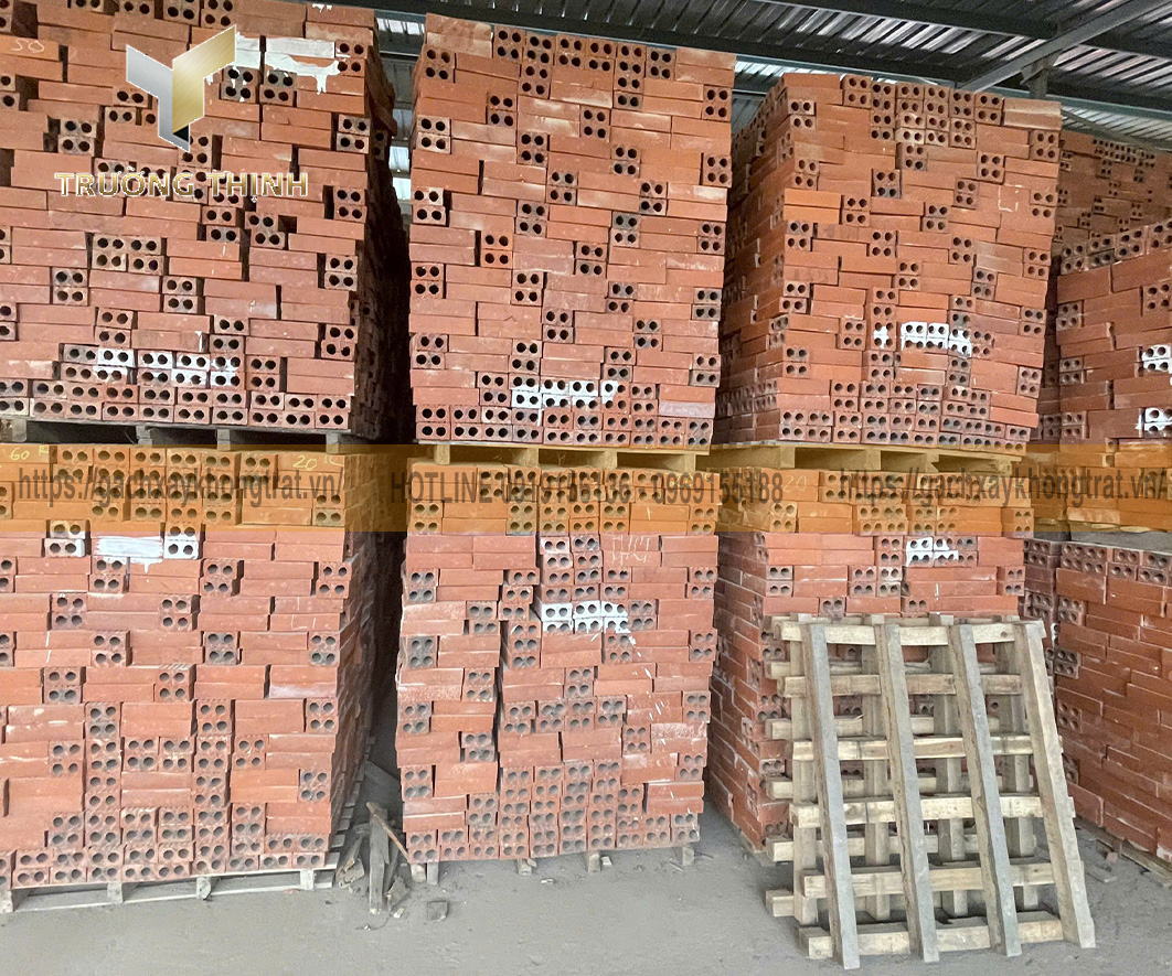 Trường Thịnh tổng đại lý phân phối Gạch 2 lỗ xây không trát Cầu Xây giá tốt cho công trình và dự án