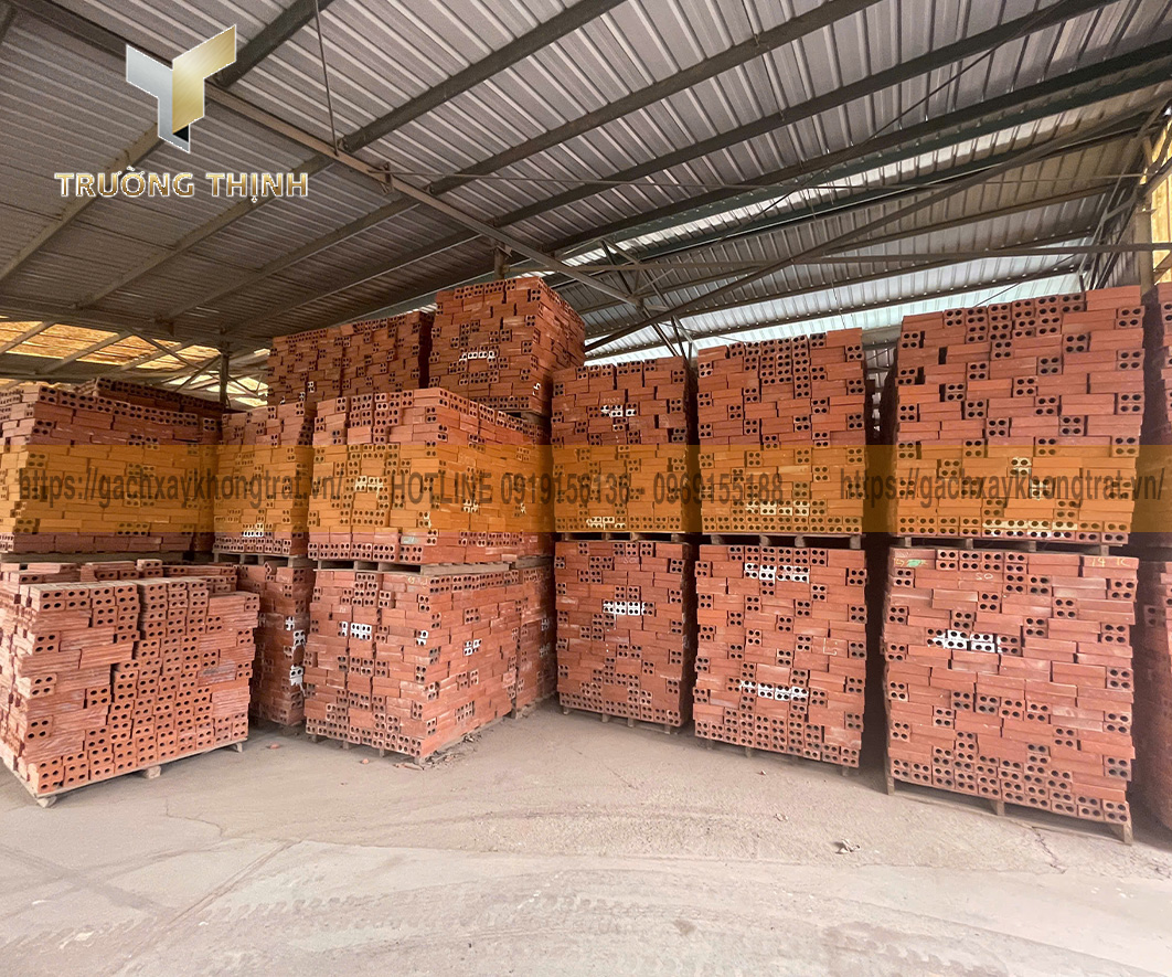 Trường Thịnh tổng đại lý phân phối Gạch 2 lỗ xây không trát Cầu Xây giá tốt cho công trình và dự án