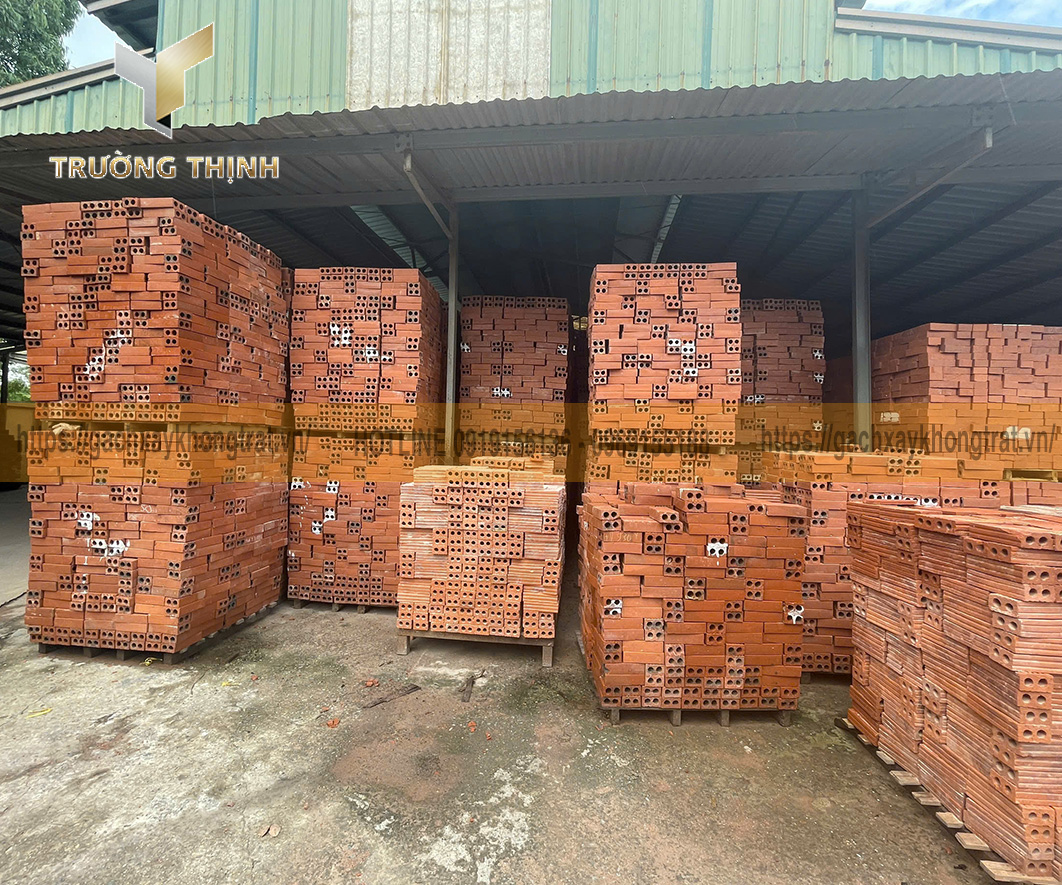 Trường Thịnh tổng đại lý phân phối Gạch 2 lỗ xây không trát Cầu Xây