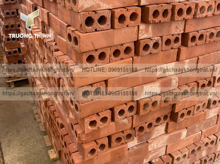 Báo Giá Gạch 2 Lỗ Xây Không Trát 205x95x55: Đẹp & Rẻ Nhất (Từ Sơn)
