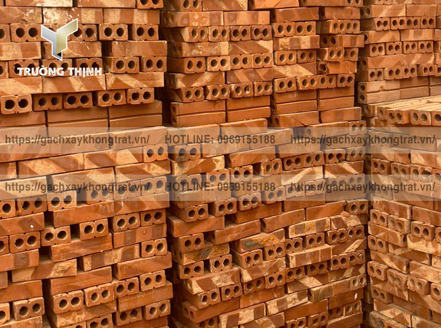 Báo Giá Gạch 2 Lỗ Xây Không Trát 205x95x55: Đẹp & Rẻ Nhất (Từ Sơn)
