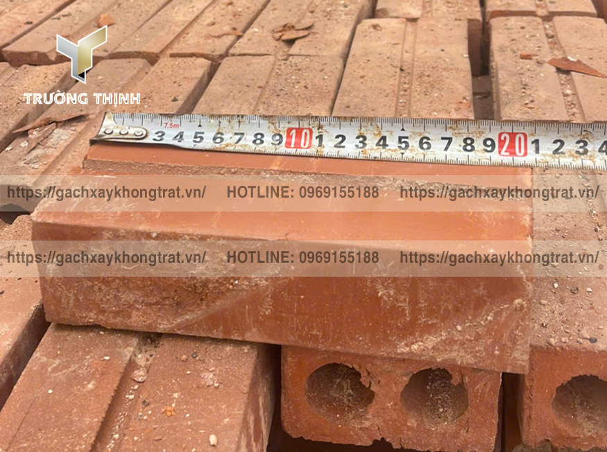 Báo Giá Gạch 2 Lỗ Xây Không Trát 205x95x55: Đẹp & Rẻ Nhất (Từ Sơn)