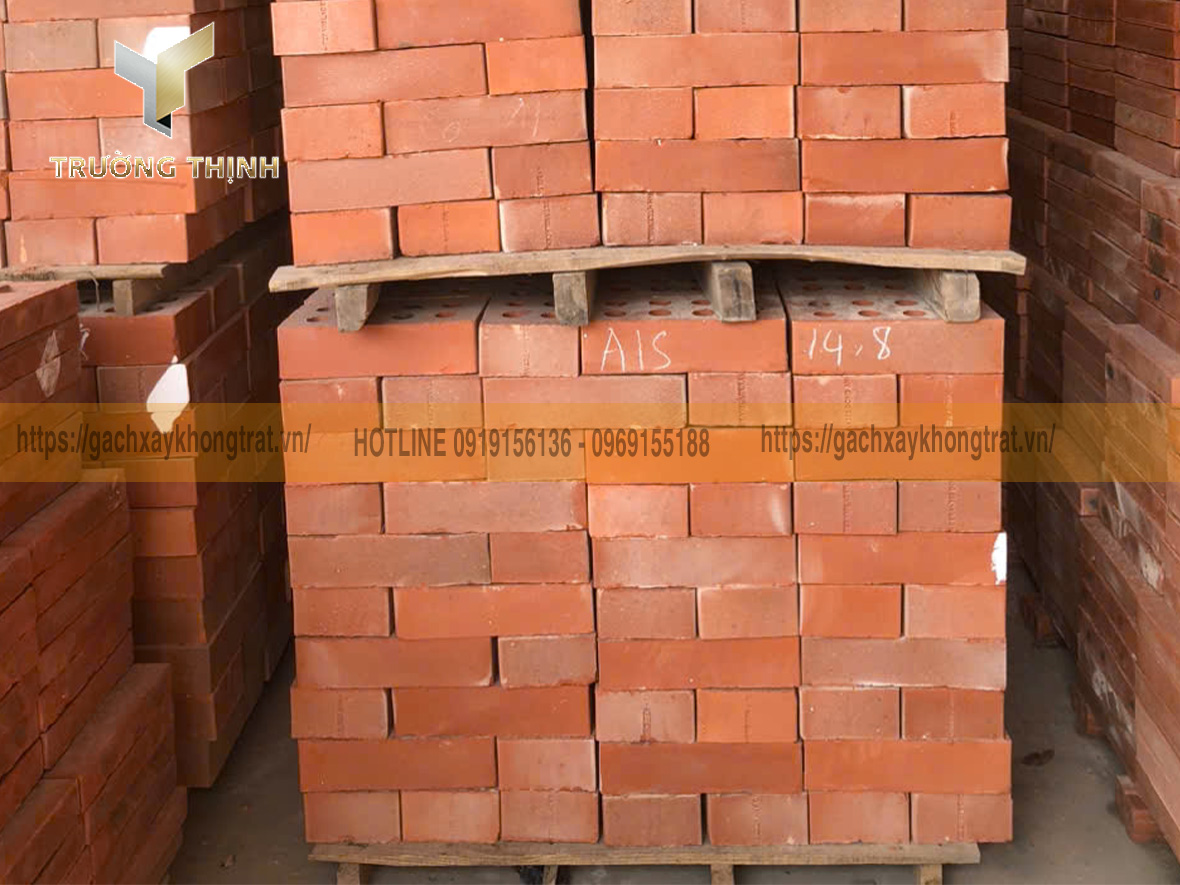 Gạch xây không trát 8 lỗ 382 Đông Anh tại nhà máy