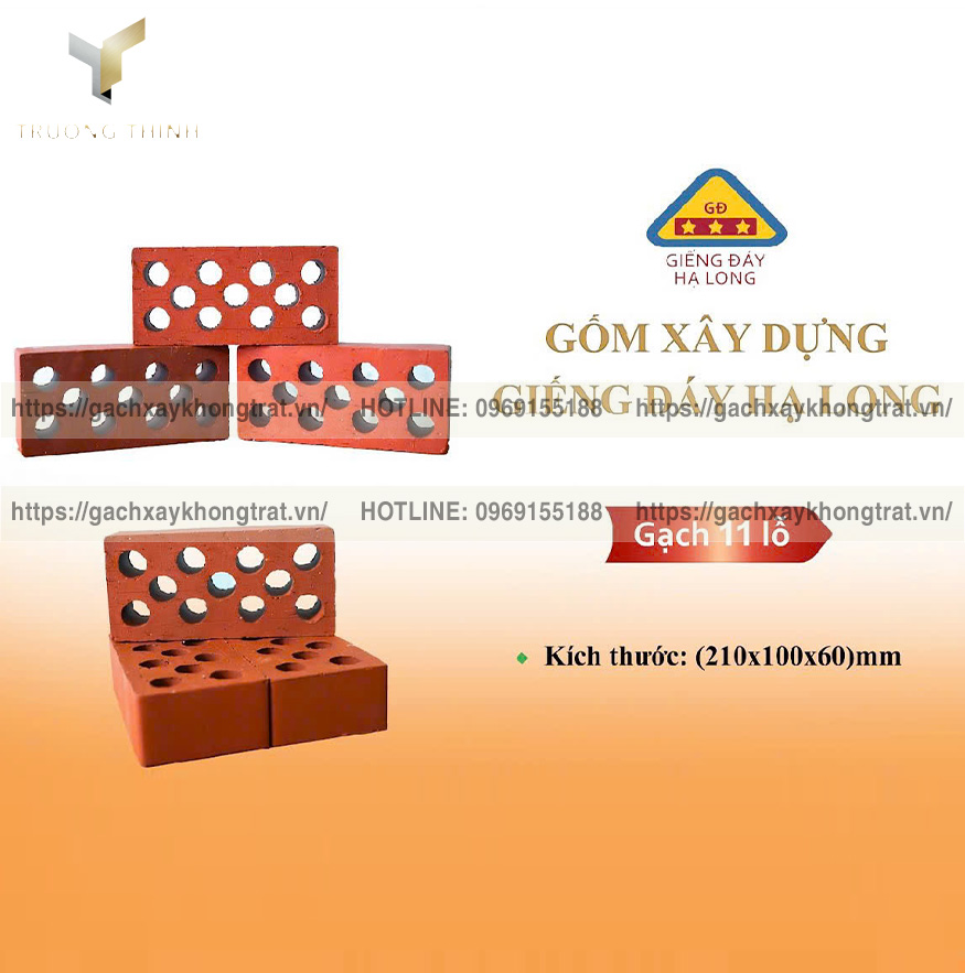 Báo giá gạch xây không trát Giếng Đáy Hạ Long 2026: Giá Đại Lý