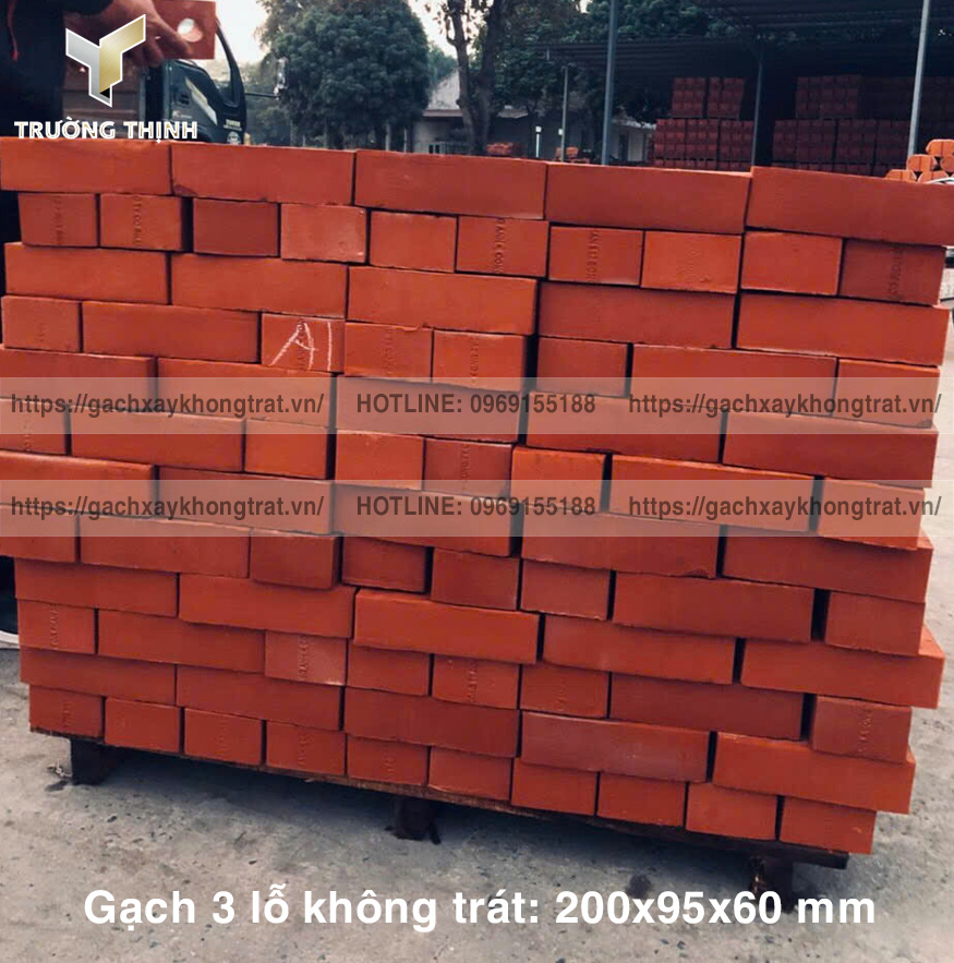 Báo giá gạch xây tường không trát 3 lỗ | Tổng kho Gạch không trát 382 Đông Anh uy tín nhất