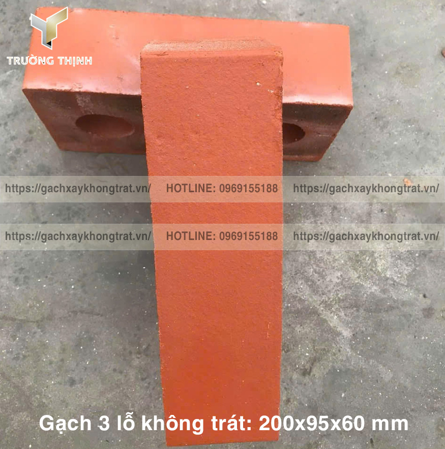 Báo giá gạch xây tường không trát 3 lỗ | Tổng kho Gạch không trát 382 Đông Anh uy tín nhất