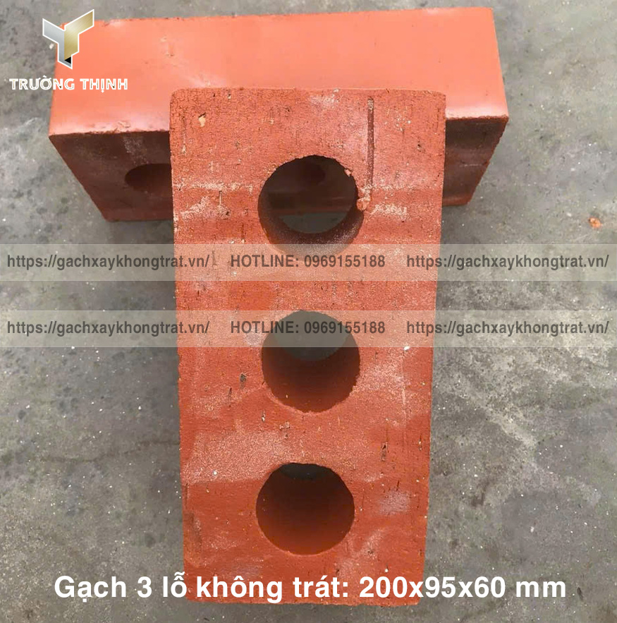 Báo giá gạch xây tường không trát 3 lỗ | Tổng kho Gạch không trát 382 Đông Anh uy tín nhất