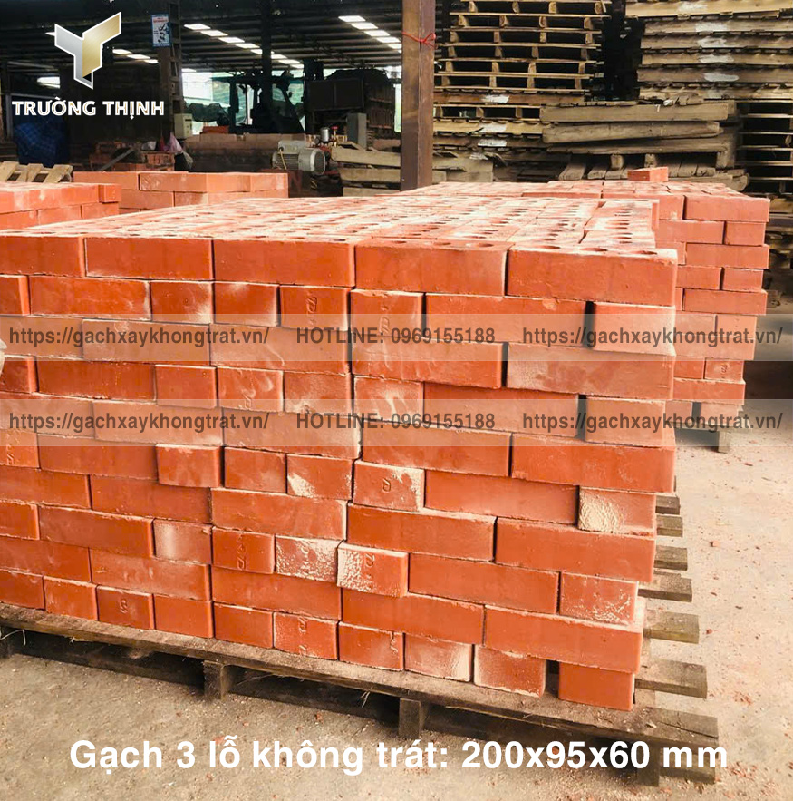 Báo giá gạch xây tường không trát 3 lỗ | Tổng kho Gạch không trát 382 Đông Anh uy tín nhất