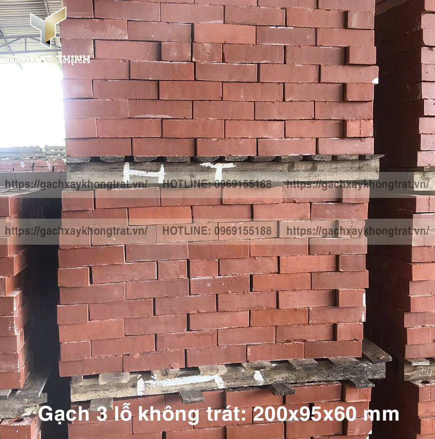 Báo giá gạch xây tường không trát 3 lỗ | Tổng kho Gạch không trát 382 Đông Anh uy tín nhất
