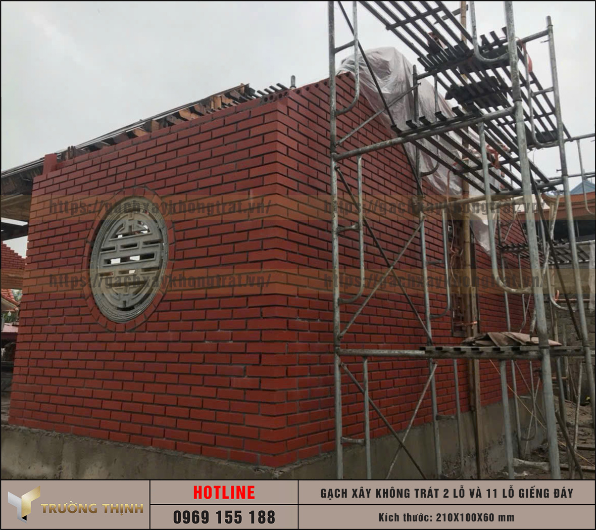 Báo giá gạch xây không trát xây tường nhà thờ tại nhà máy cập nhật 2026