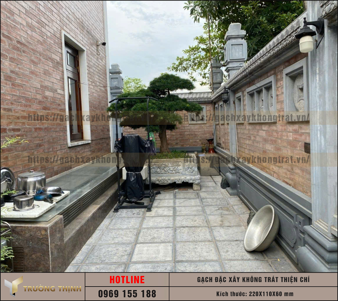 Báo giá gạch xây không trát xây tường nhà thờ tại nhà máy cập nhật 2026