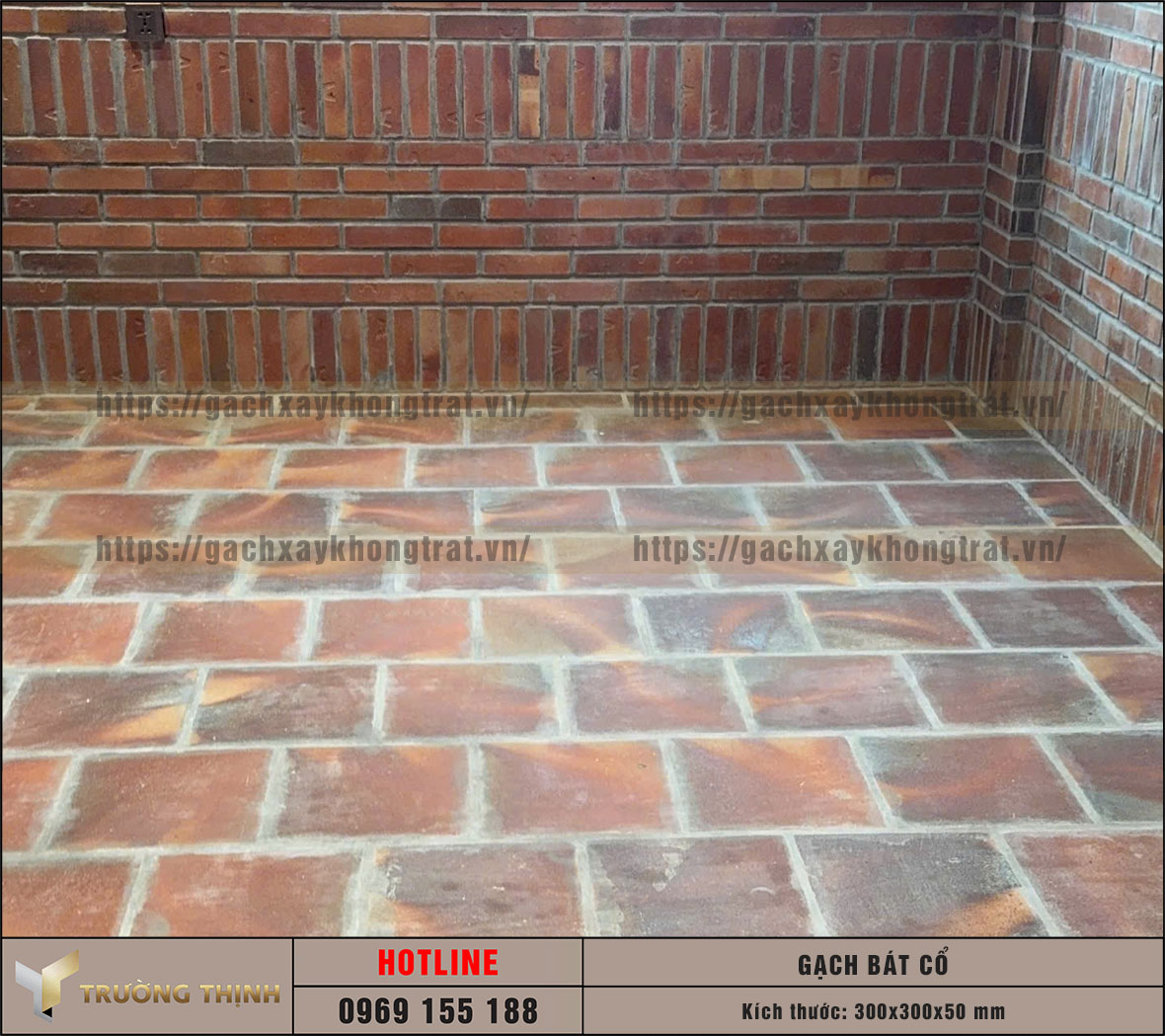 Báo giá mẫu gạch cổ 300x300x50 lát nền đẹp cho mọi nhà – Tinh hoa kiến trúc Việt