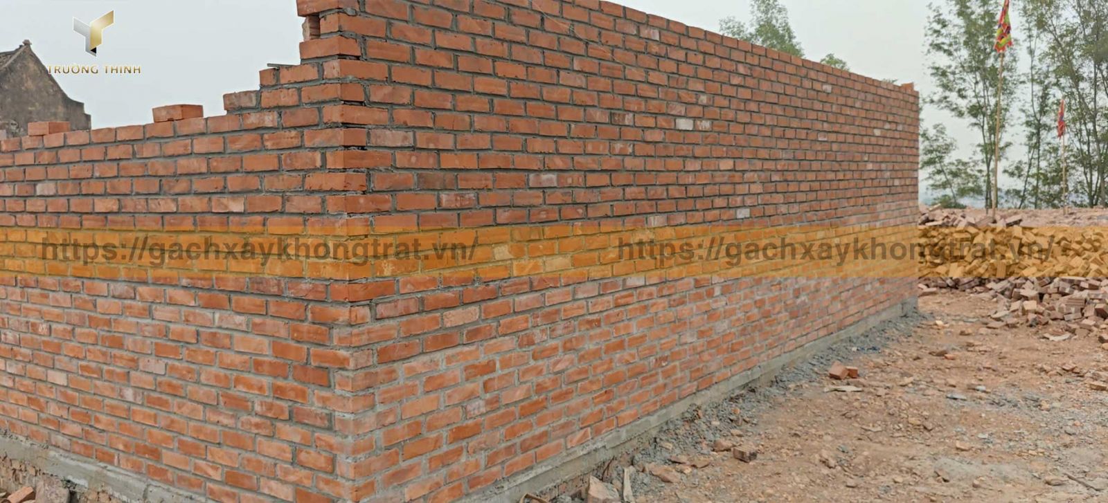 Báo giá mẫu gạch đặc xây không trát xây nhà thờ họ, công trình tâm linh như đình, chùa đẹp với giá ưu đãi