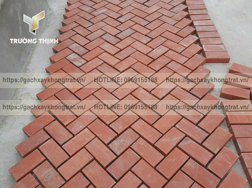 Chọn gạch đặc xây không trát lát nền sân vườn đẹp? Gạch Từ Sơn, Xuân Hòa