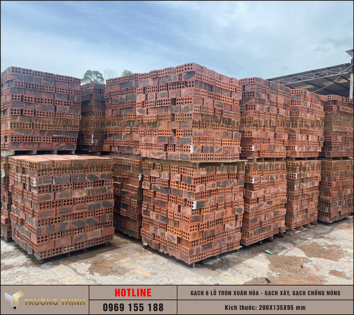 Chọn mua gạch chống nóng 6 lỗ giá rẻ từ nhà máy Xuân Hòa, 382 Đông Anh