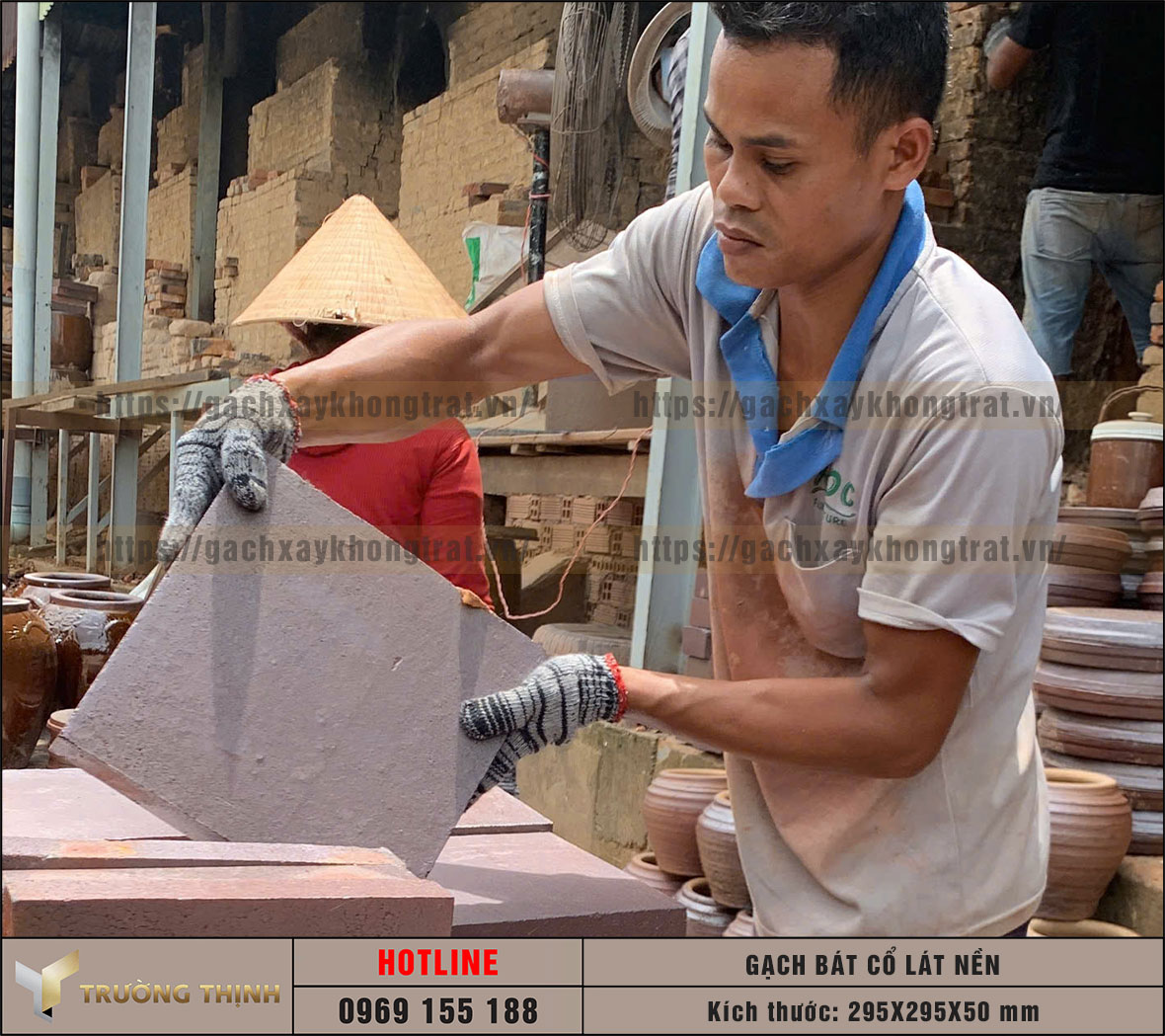 Gạch bát cổ thủ công lát nền 295x295x50: Nét đẹp trường tồn cùng thời gian