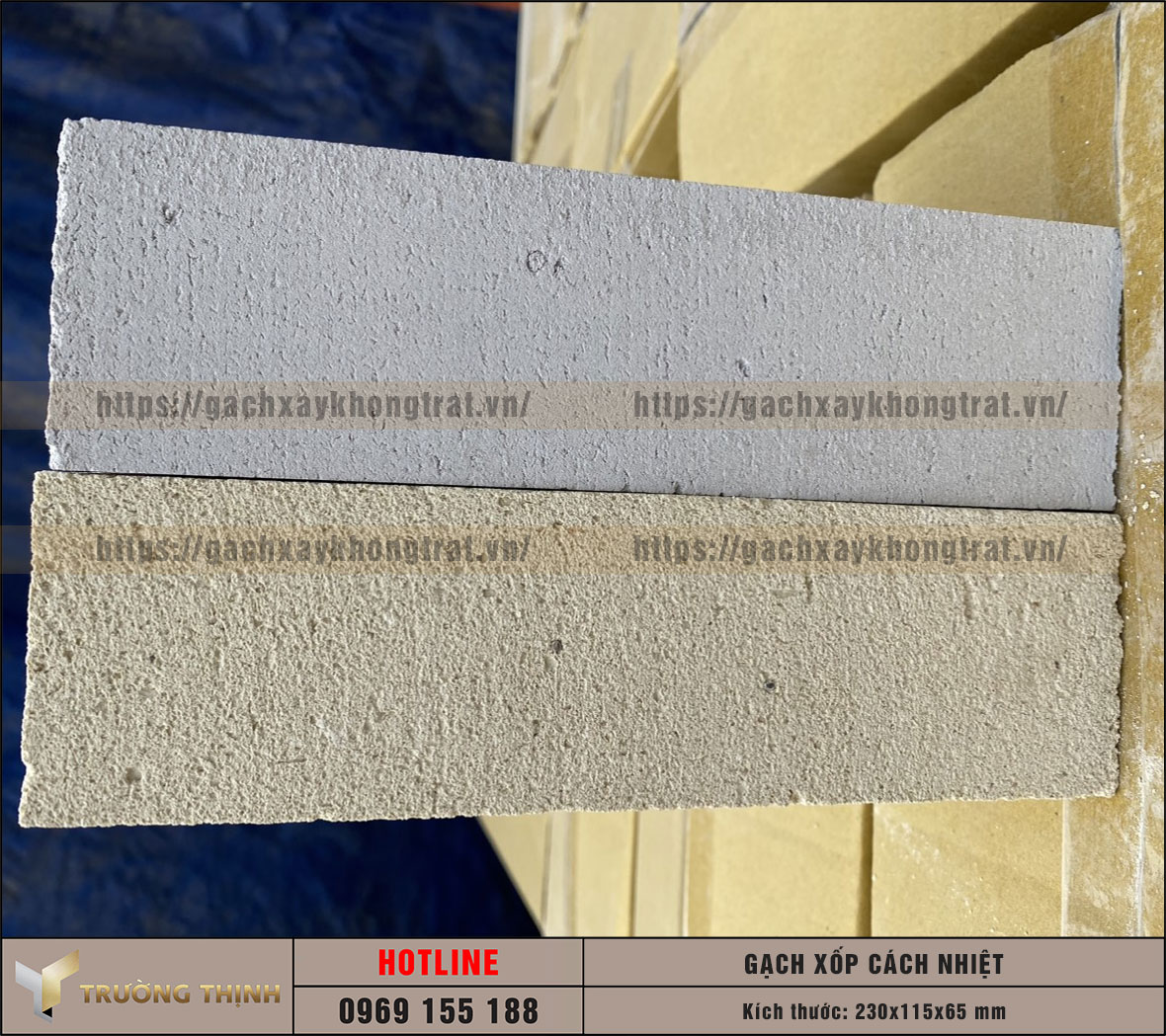 Gạch xốp cách nhiệt 230x115x65: Giải pháp bảo ôn lò công nghiệp hiệu quả nhất