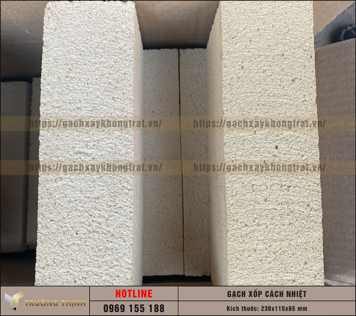 Gạch xốp cách nhiệt 230x115x65: Giải pháp bảo ôn lò công nghiệp hiệu quả nhất