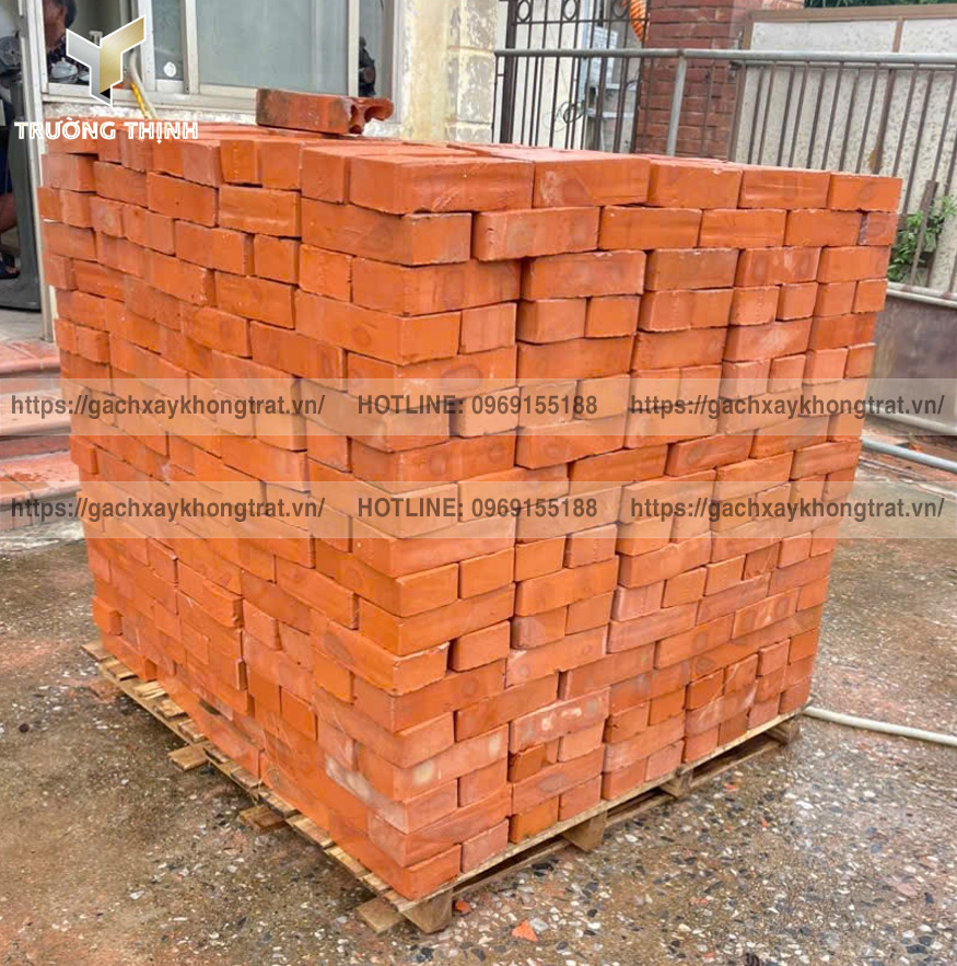 Gạch đặc 210x95x55 Từ Sơn – Gạch xây tường không trát đẹp mà rẻ