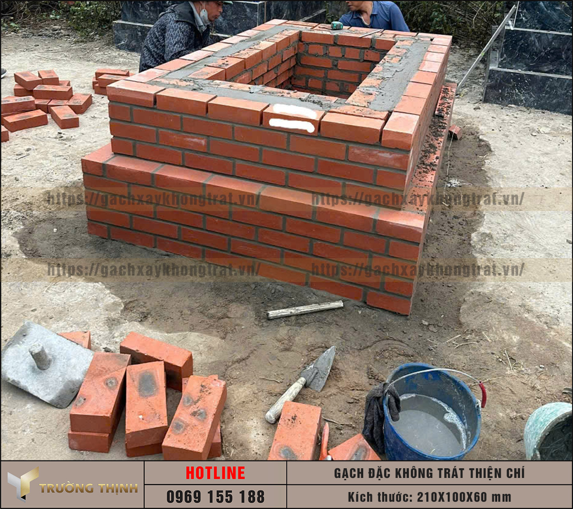 Gạch đặc không trát Thiện Chí 210x100x60: Đột phá công nghệ ép bán khô trong xây dựng