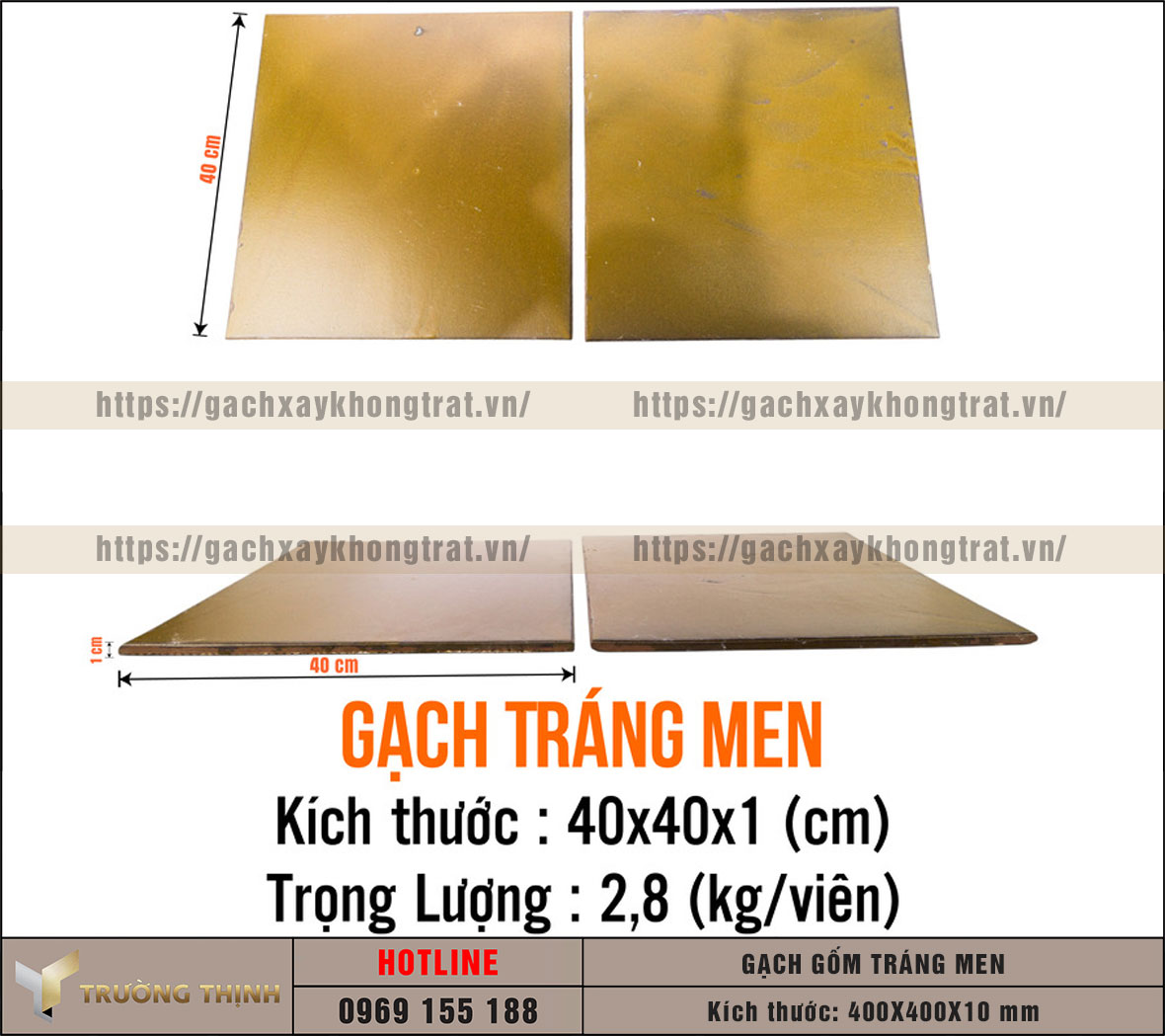 Gạch gốm ốp lát tráng men 400x400x10 – Vẻ đẹp hỏa biến độc bản | Trường Thịnh