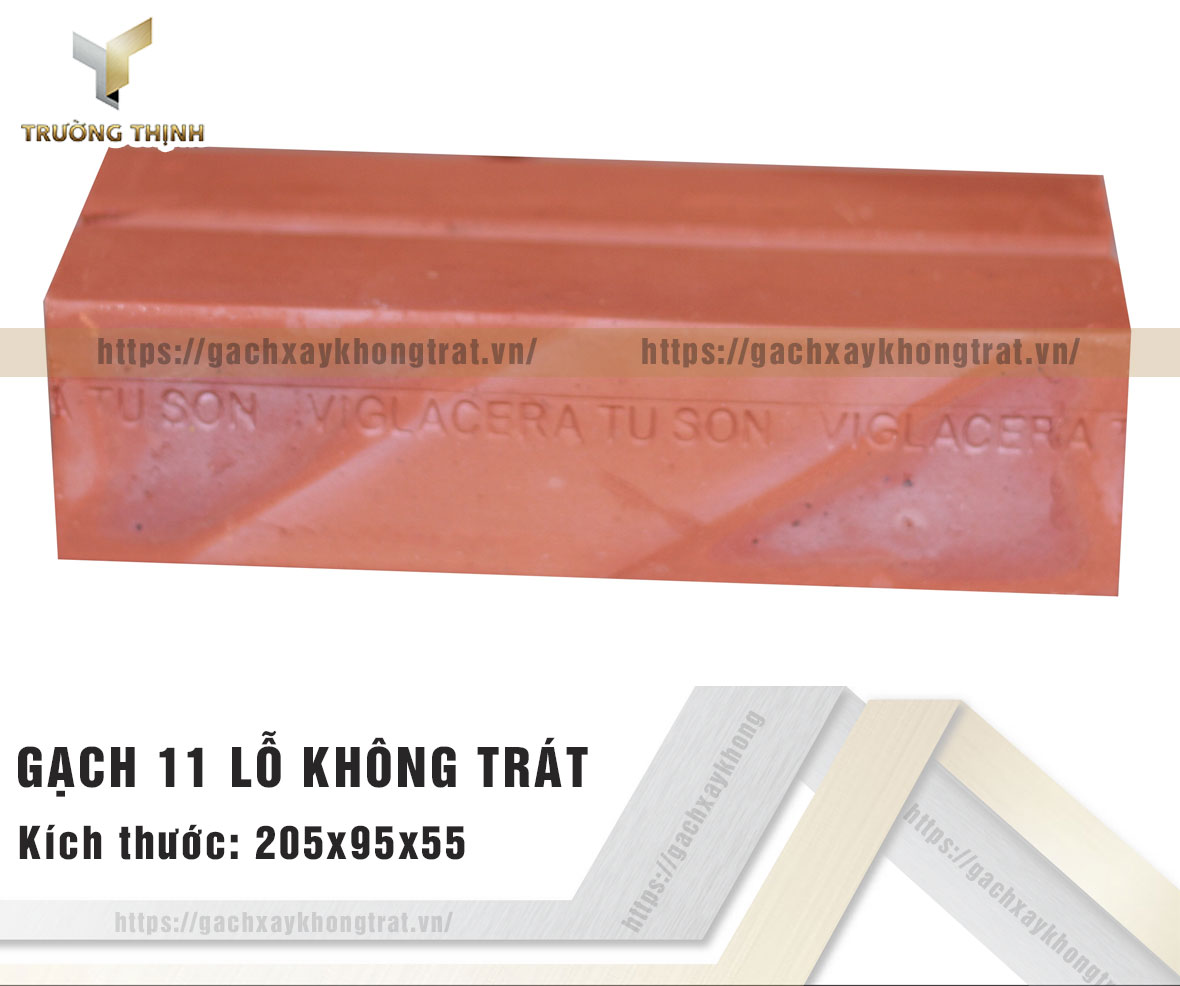 Gạch 2 lỗ xây không trát Viglacera Từ Sơn
