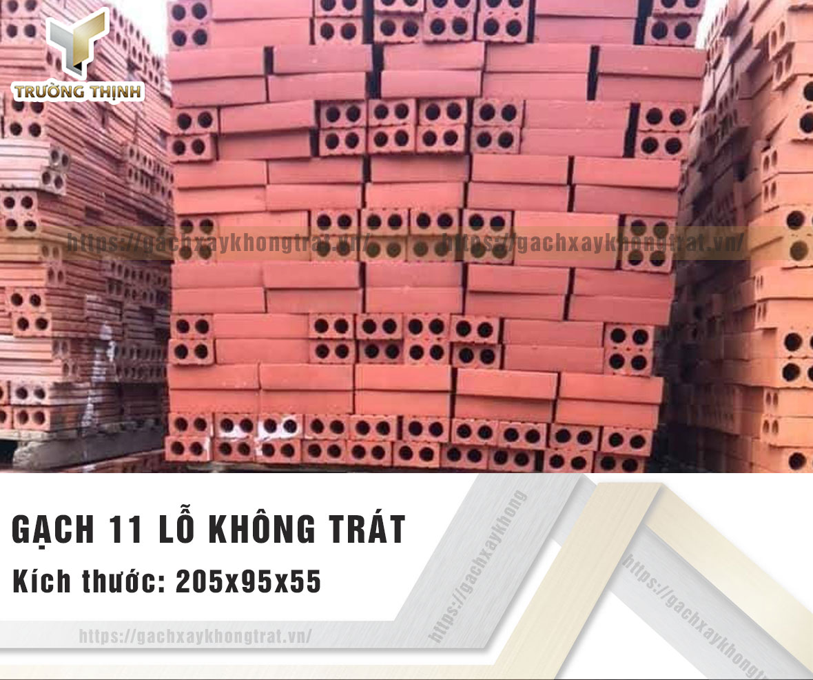 Gạch 2 lỗ xây không trát Viglacera Từ Sơn