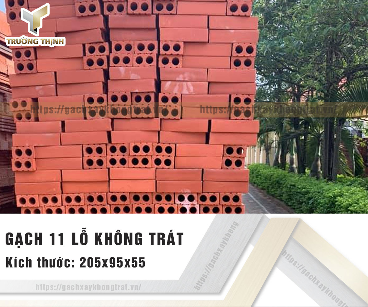 Gạch 2 lỗ xây không trát Viglacera Từ Sơn