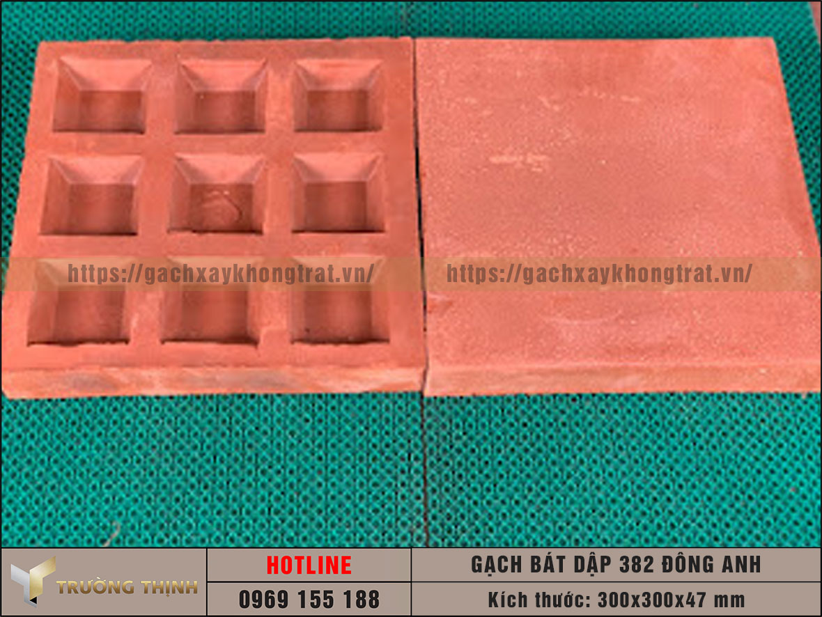 Gạch bát dập 300x300x47 382 Đông Anh giá rẻ