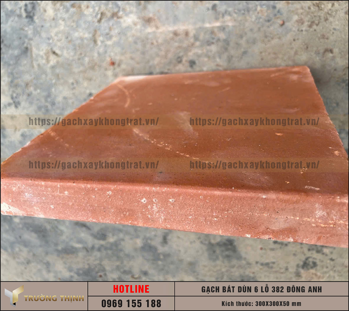 Gạch Bát 6 Lỗ 300x300x50 382 Đông Anh – Giải Pháp Hoàn Hảo Cho Công Trình Bền Đẹp