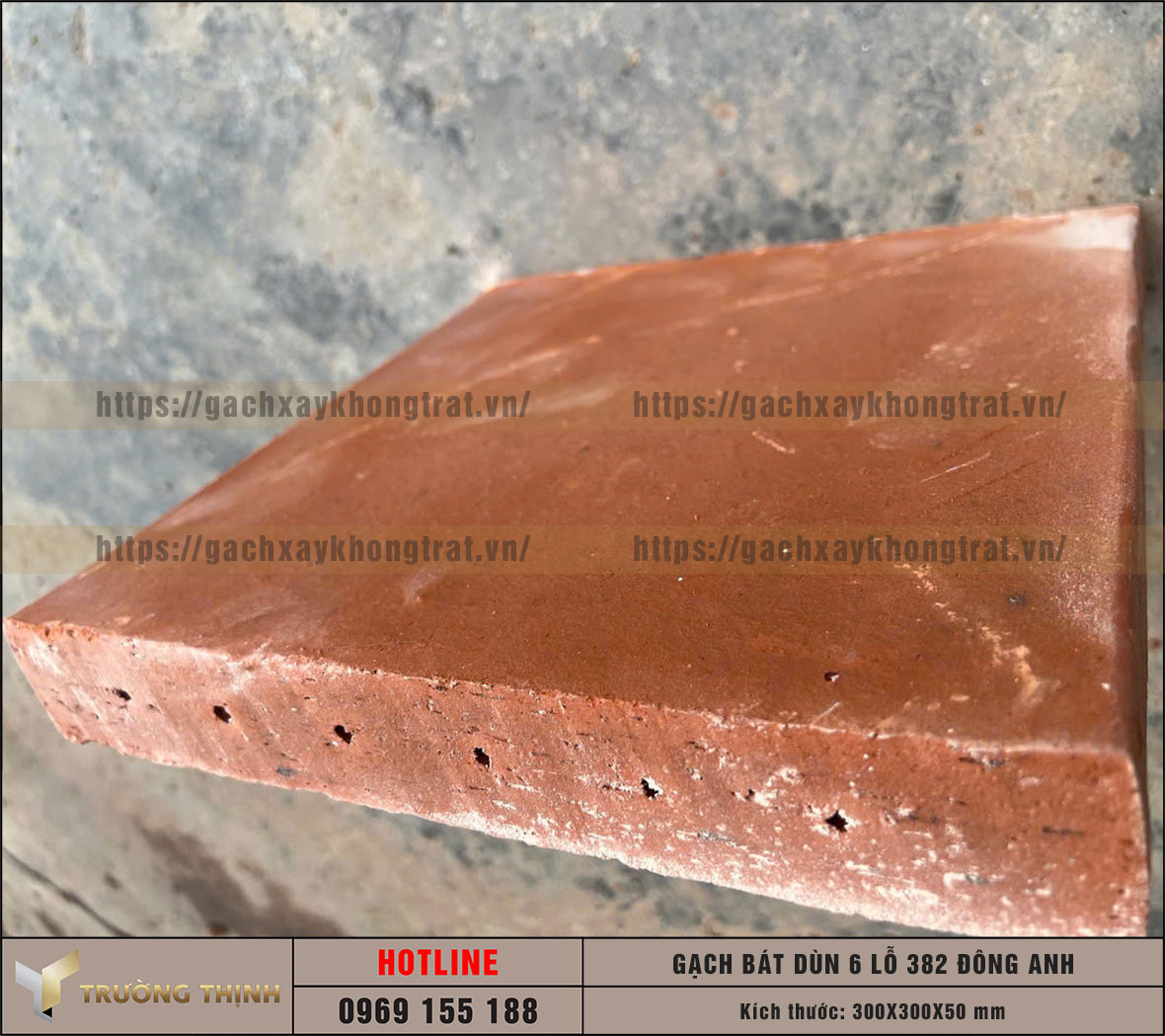 Gạch Bát 6 Lỗ 300x300x50 382 Đông Anh – Giải Pháp Hoàn Hảo Cho Công Trình Bền Đẹp