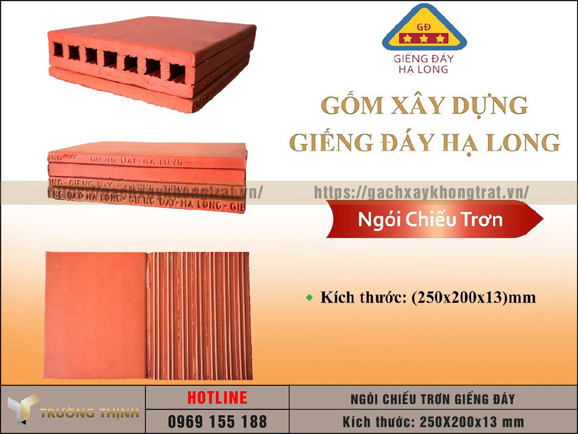 Ngói chiếu trơn Giếng Đáy Hạ Long  giá rẻ