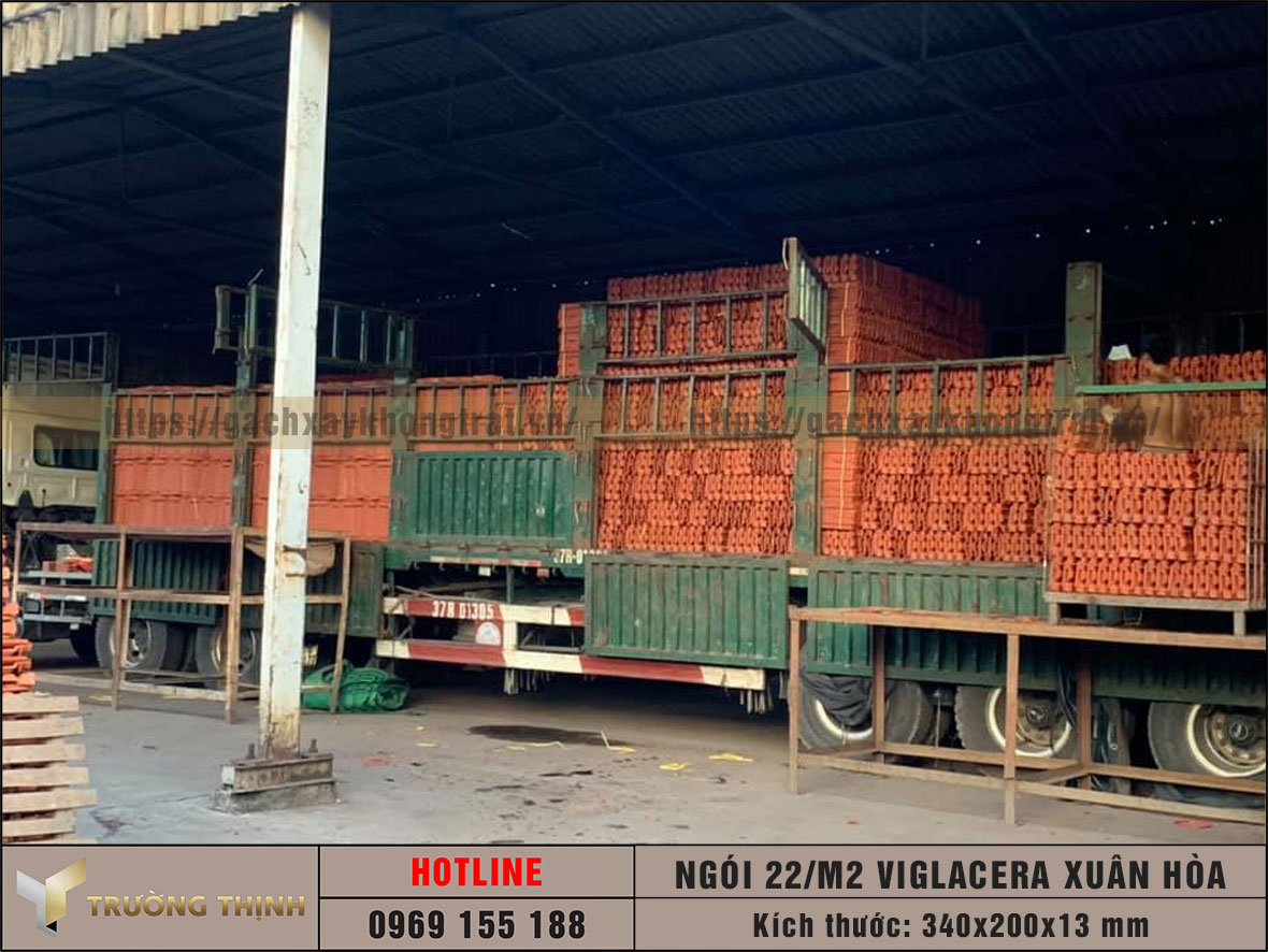 Ngói lợp mái nhà - Ngói 22/m2 Viglacera Xuân Hòa