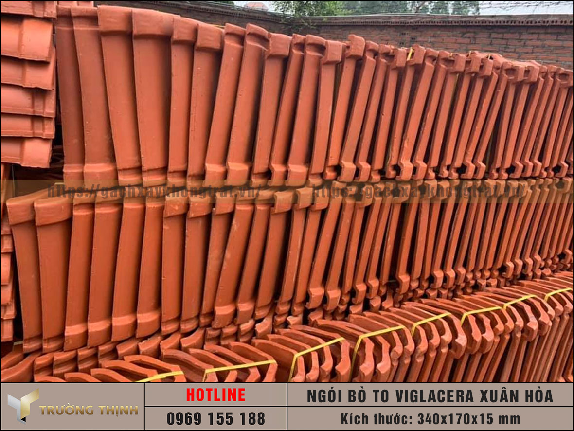 Ngói lợp mái nhà - Ngói bò to Viglacera Xuân Hòa