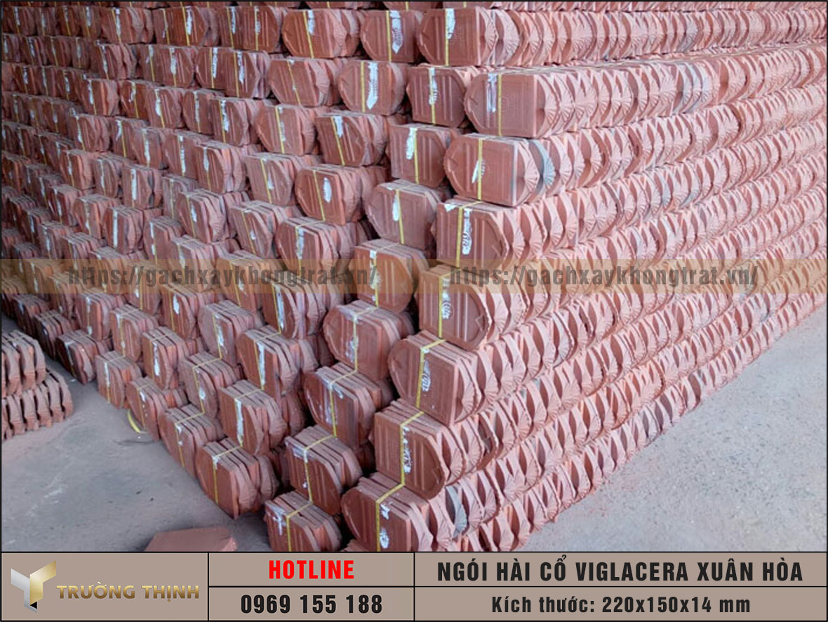 Ngói lợp mái nhà - Ngói hài cổ Viglacera Xuân Hòa