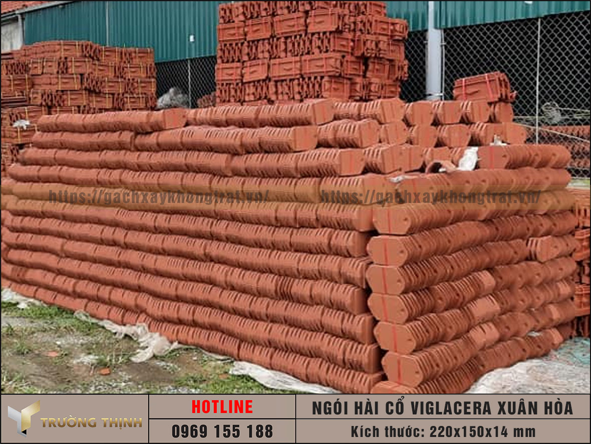 Ngói lợp mái nhà - Ngói hài cổ Viglacera Xuân Hòa